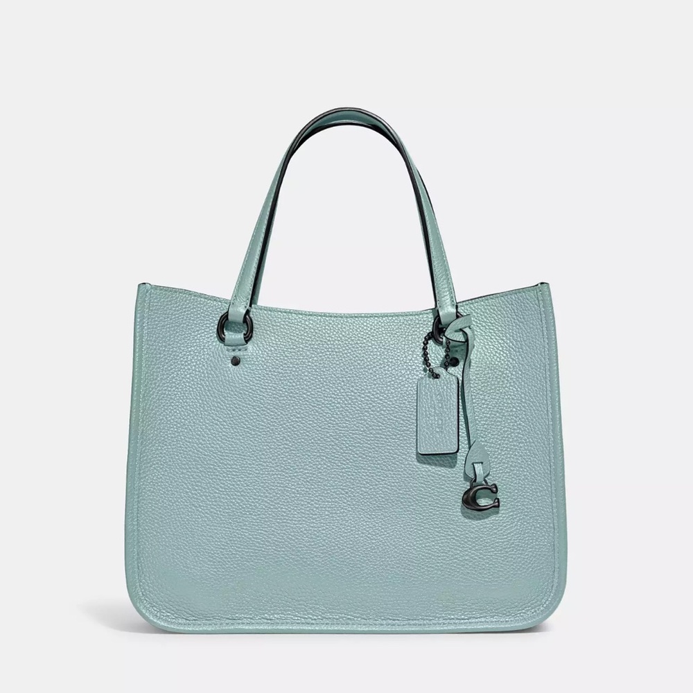 Coach Tyler Carryall 28 in AQUA, EUC